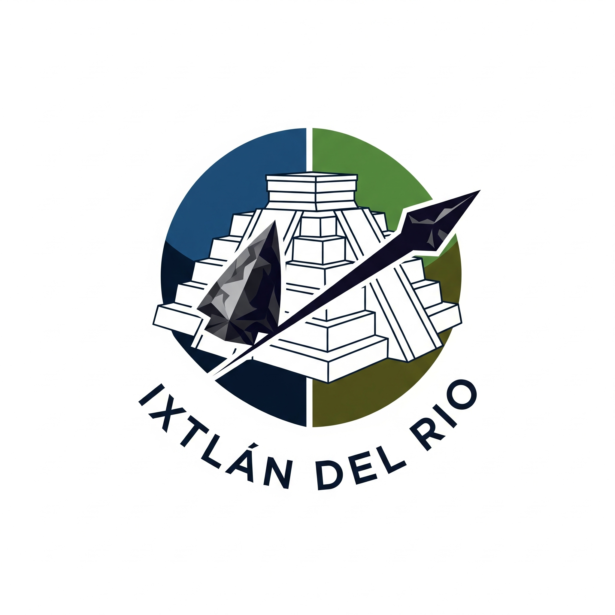 Logo de Ixtlán del Río en blanco