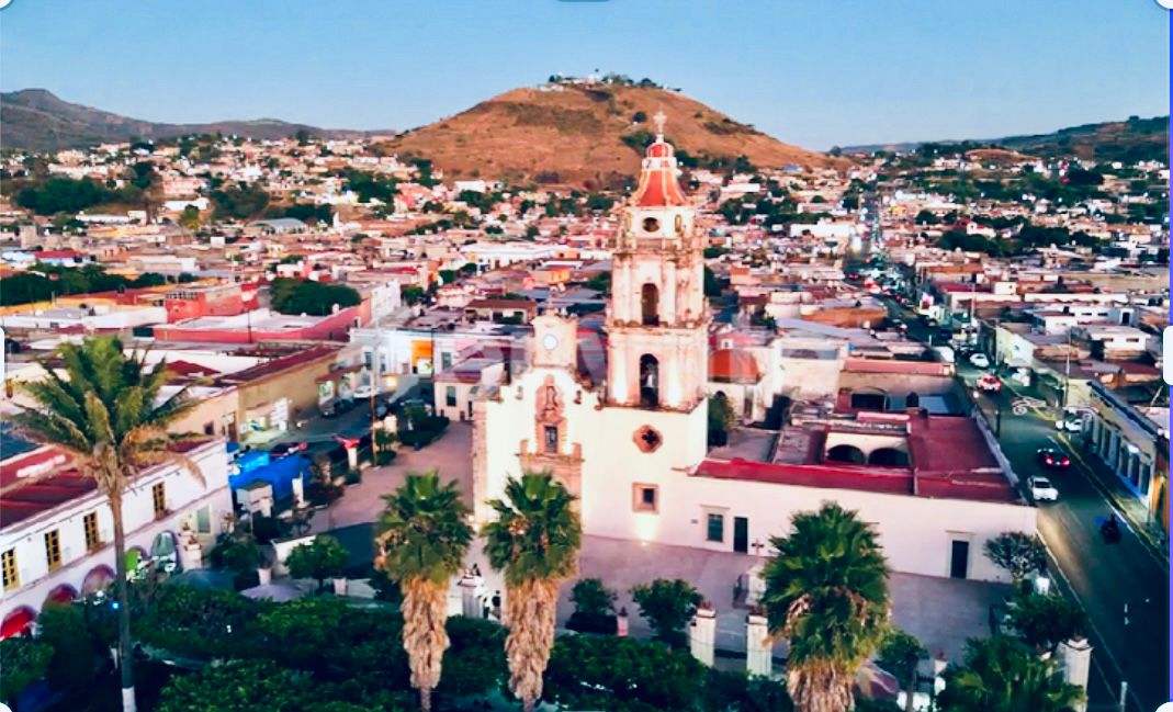 Vista panorámica de Ixtlán del Río al atardecer